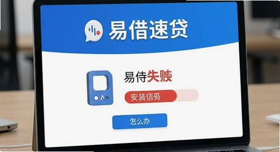 易借速贷安装失败怎么办