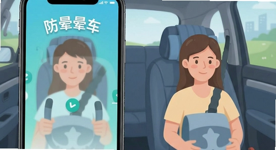 防晕车app多场景使用示意图