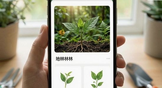 670*360 地林林植物识别与养护计划界面