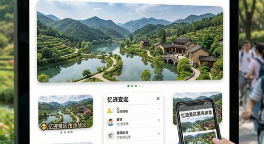 忆迹景区查询多场景适用人群展示图