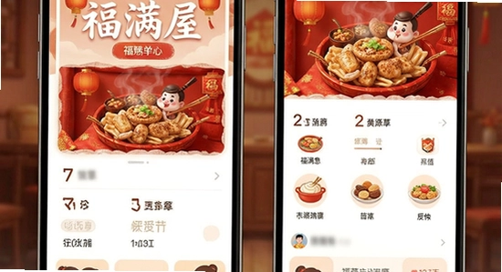 福满屋应用界面展示图