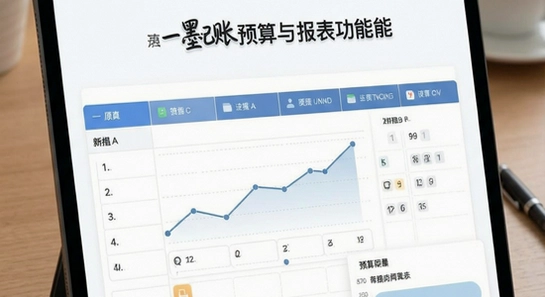 一墨记账预算与报表功能展示 670x360