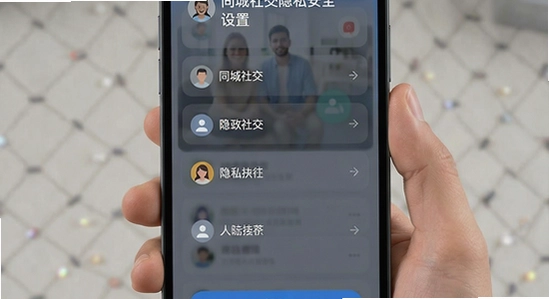 ͬ���罻��˽��ȫ���ý���ʾ��ͼ