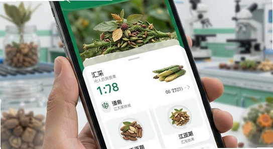 汇采药应用界面展示