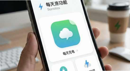 每天充电软件主界面功能展示图