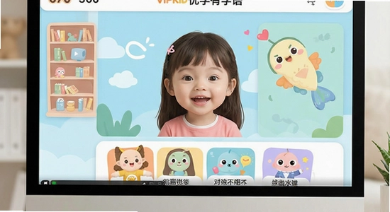 670*360 VIPKID��ѧ����Ӣ��ѧϰ����չʾ