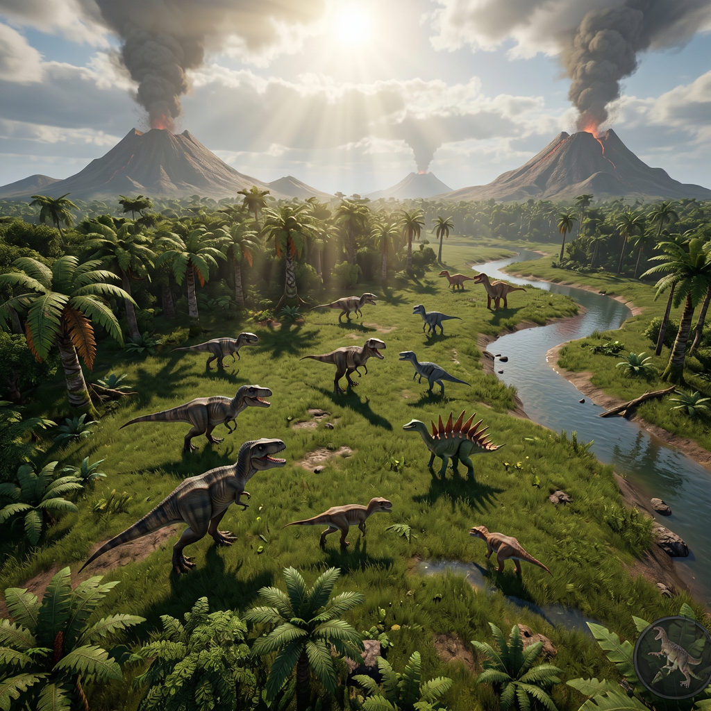 ٪�޼Ϳ���ģ��(Jurassic Dinosaur Simulator)�ٷ������ؽ�ͼ