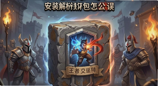 王者交锋安装解析包错误怎么办