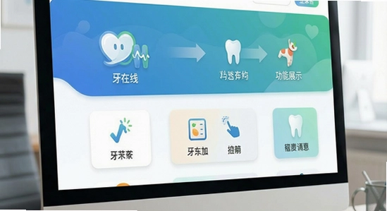 牙e在线主界面功能展示图