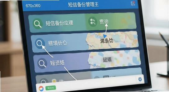 短信备份管理主界面670x360