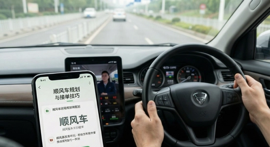顺风车行程规划与接单技巧场景
